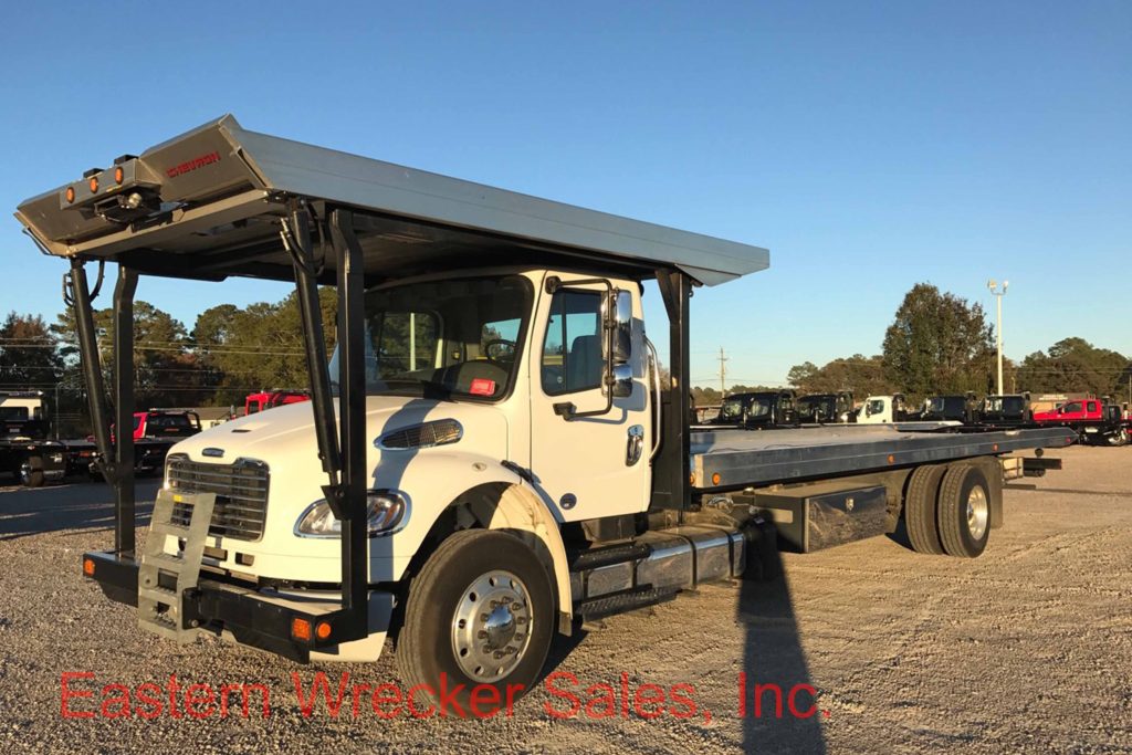 2016 Freightliner FLM 2 with a 30' Chevron 4 Car Carrier SOLD