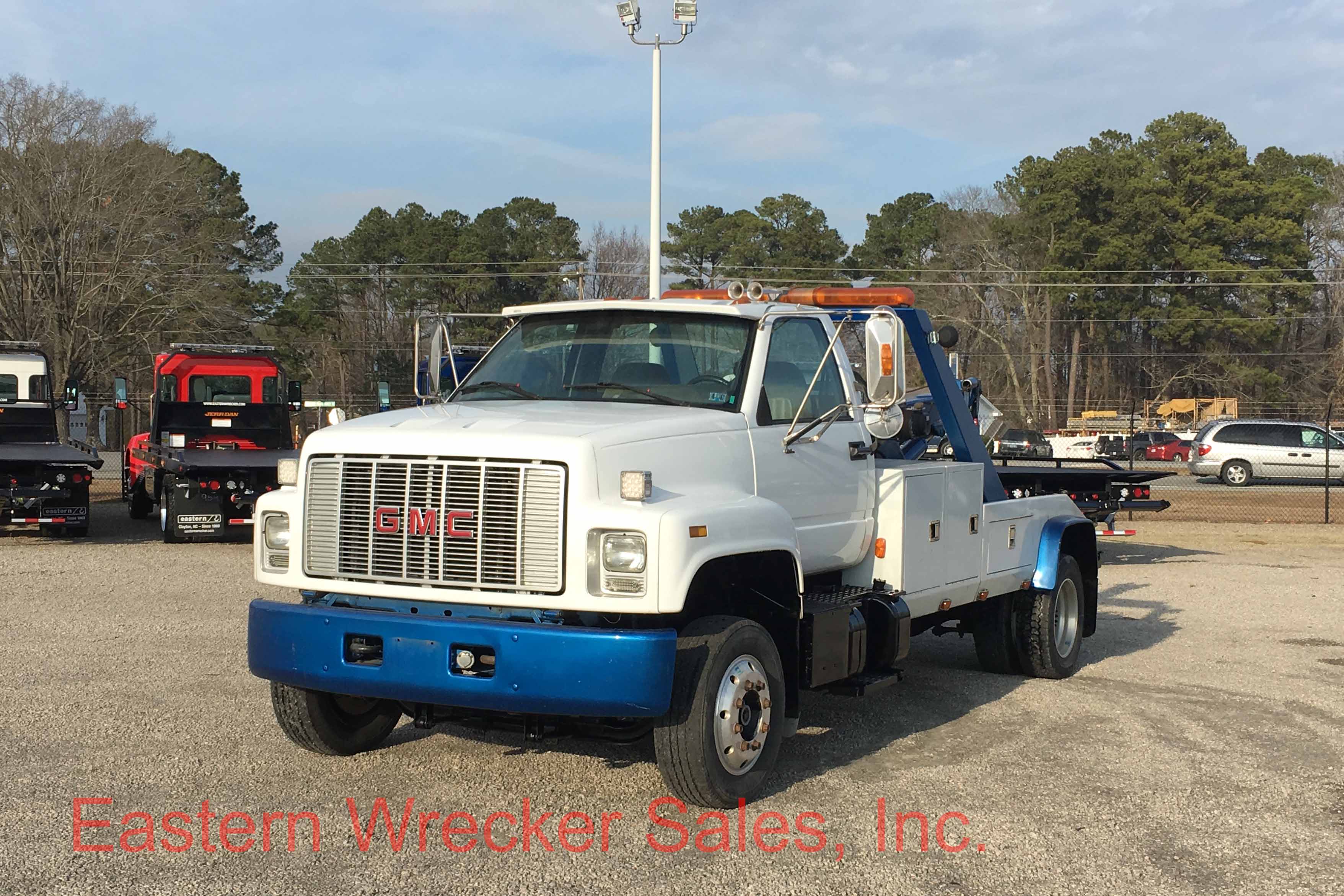 1996 GMC TopKick with a Chevron 512 Twin Line Wrecker Eastern Wrecker