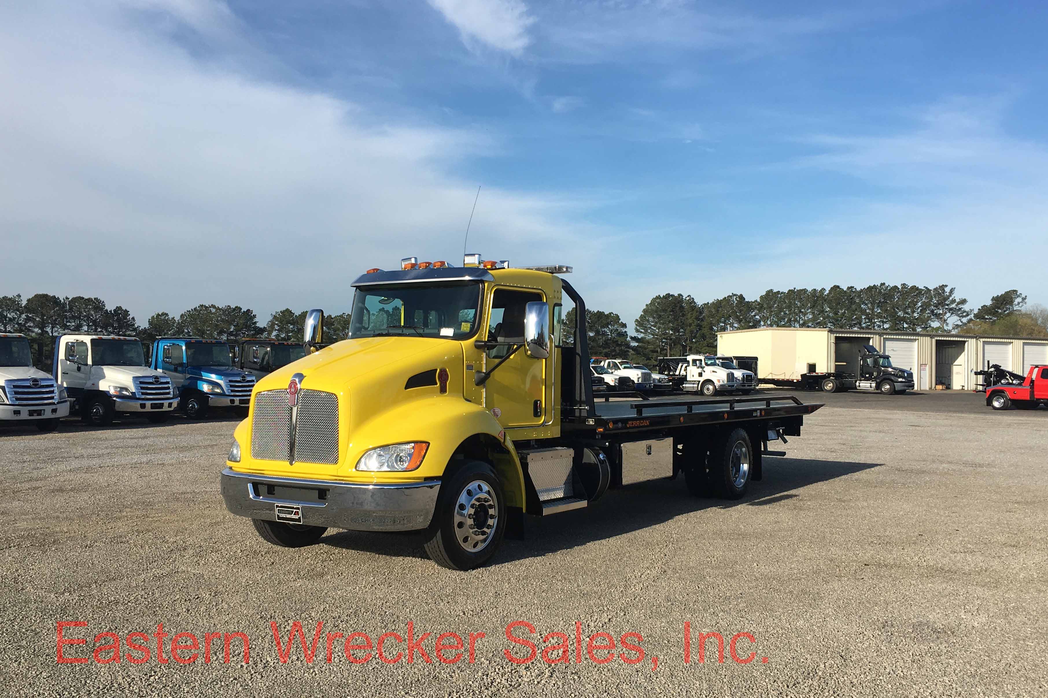 2018 Kenworth T270 With Jerr Dan 22 Steel 6 Ton Low Profile Car Carrier Eastern Wrecker Sales Inc