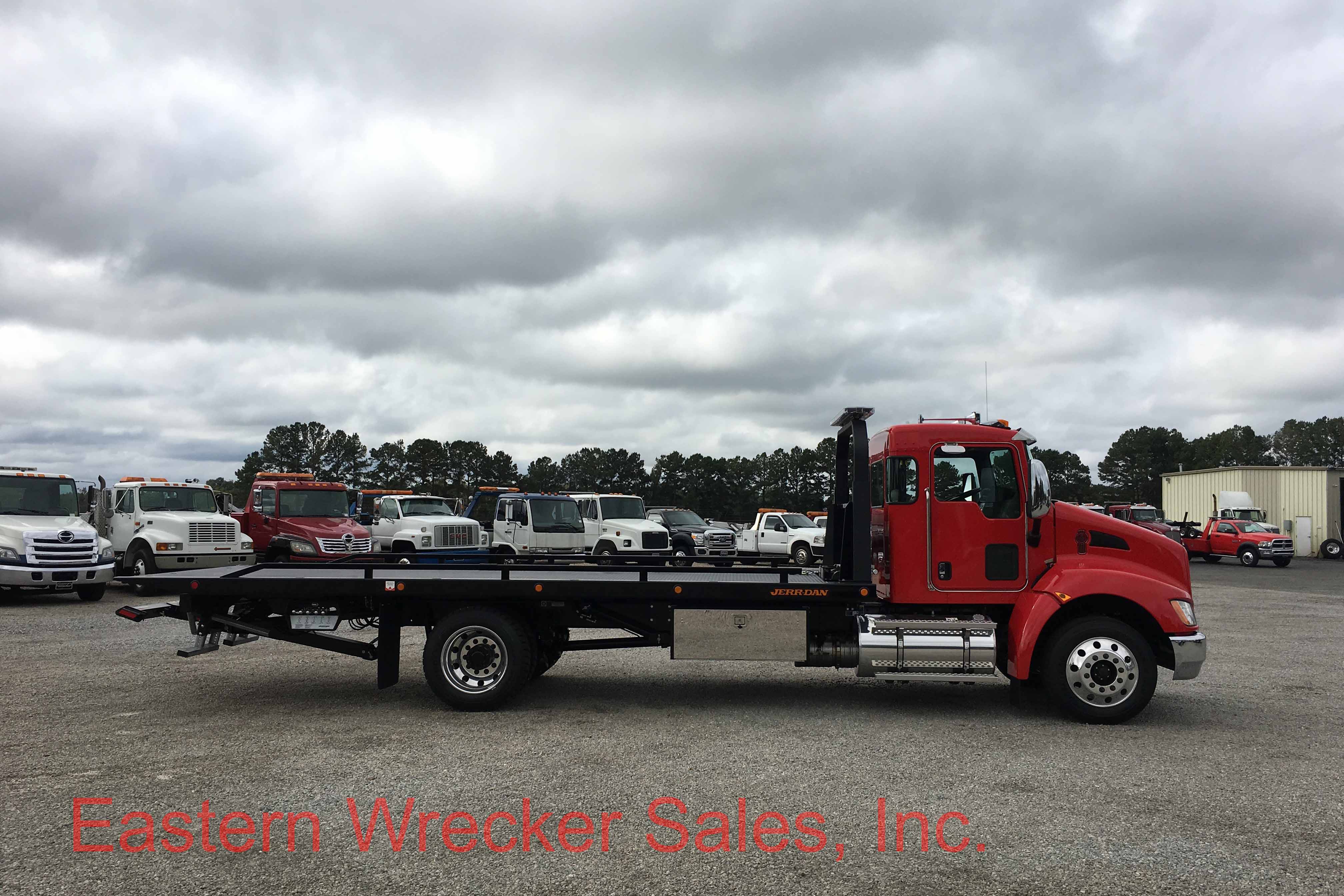2018 Kenworth T270 with JerrDan 22' Steel 6 Ton Low Profile Car Carrier JerrDan, Landoll