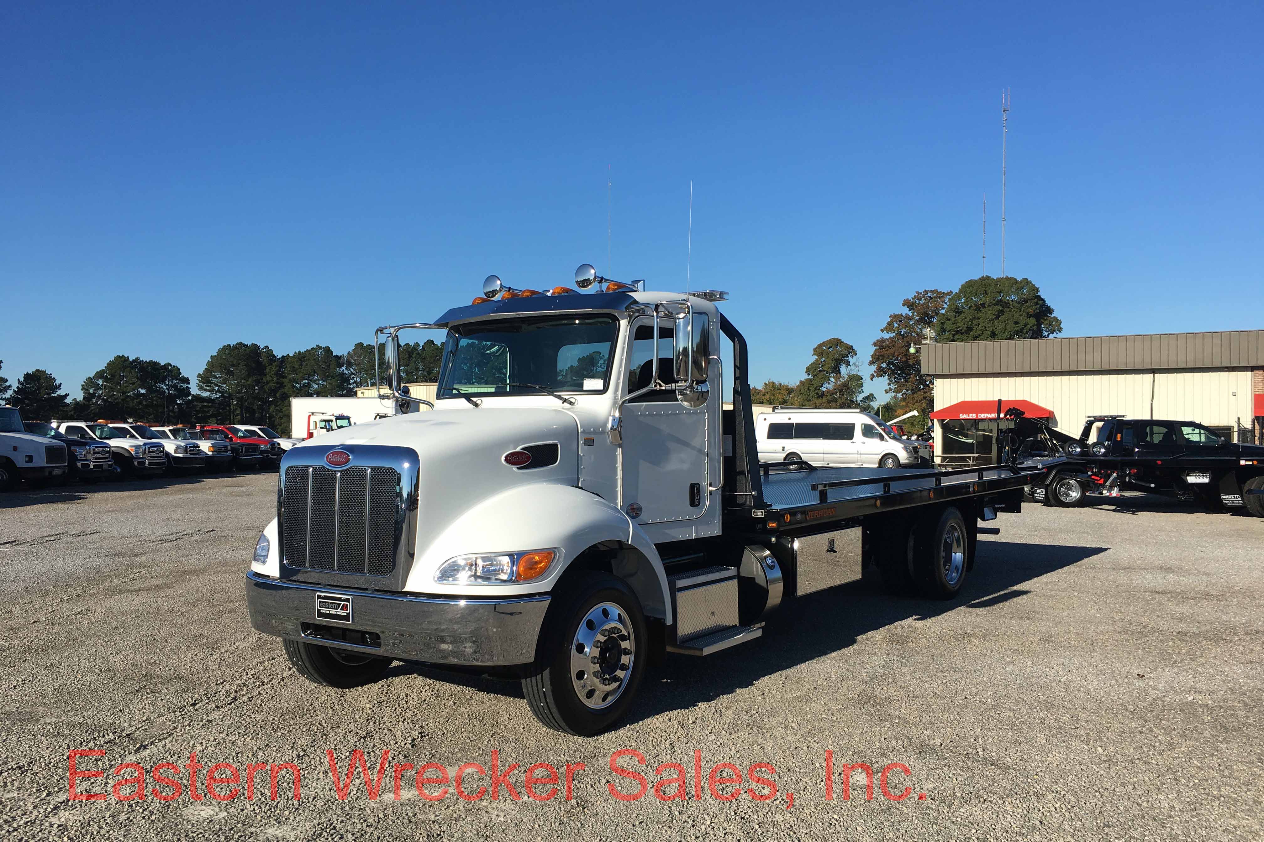 2018 Peterbilt 337 with JerrDan 22' Steel 6 Ton Low Profile Car