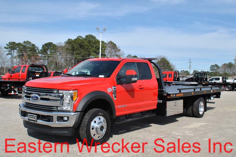 2017 Ford F550 Lariat 4x4 with 20' Jerr-Dan SRR6T-LPW Steel Carrier ...