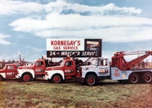 Kornegay's 24 Hour Wrecker Fleet in 1966