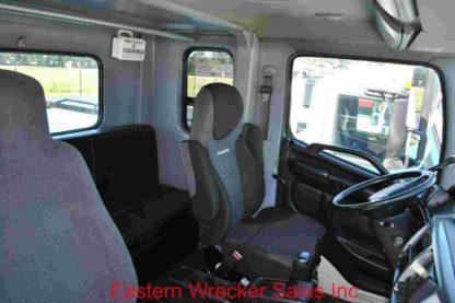 2010 Hino 258 Extended Cab, air brake, air ride, with 21ft Jerr-Dan SRR6T-WLP Steel Carrier, Stock #Z2470