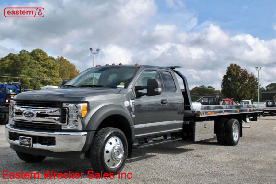 2017 Ford F550 XLT Extended Cab with 20ft Jerr-Dan NGAF6T-WLP Wide Low ...