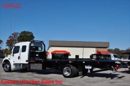 2019 Freightliner Extended Cab Cummins 6.7 Allison automatic Air Brake Air Ride 22.5 tires 22ft Jerr-Dan Steel SRR6T-WLP Carrier Stock Number F8261