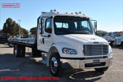 2019 Freightliner Extended Cab Cummins 6.7 Allison automatic Air Brake Air Ride 22.5 tires 22ft Jerr-Dan Steel SRR6T-WLP Carrier Stock Number F8261