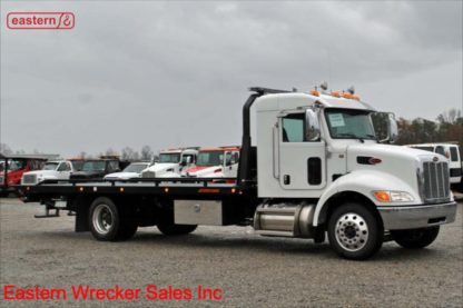 2019 Peterbilt 337 Extended Cab, 300hp, Allison Automatic, Air Ride, Air Brake, with 22ft Jerr-Dan SRR6T-WLP Steel Carrier, Stock Number P9461