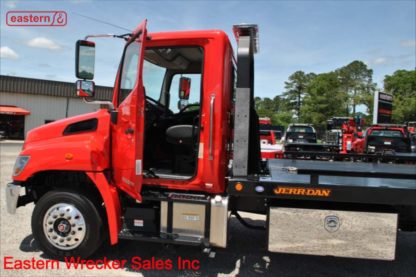 2019 Hino 258ALP-A Air Brake Air Ride with 22ft Jerr-Dan SRR6T-WLP Steel Carrier Stock Number H2667