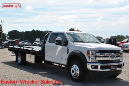 2019 Ford F550 Ext Cab Lariat 4x4 with 20ft Jerr-Dan SRR6T-WLP Steel Carrier, Stock Number F9248