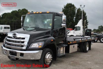 2020 Hino 258LP-B with 22ft Jerr-Dan SRR6T-WLP Wide Low Pro Steel Carrier, Stock Number H1725