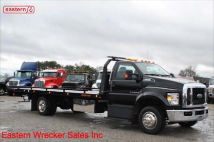 New 2018 Ford F650 with 22ft Jerr-Dan Wide Low Profile Steel Carrier, Stock Number F1672