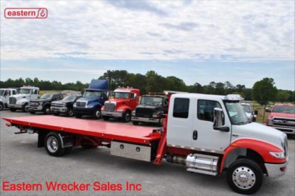 2019 International Extended Cab, Cummins L9-350hp, 33,000lb GVWR, 24ft Jerr-Dan 8.5 ton carrier, SRS10 Side Recovery System, Stock Number U9250