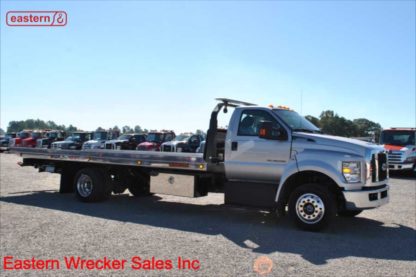 2019 Ford F650, 6.7L Powerstroke, Automatic, Air Brake, Air Ride, 22ft Jerr-Dan NGAF6T-WLP Aluminum Carrier, Stock Number F2111