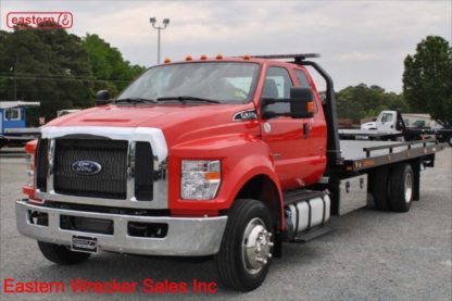 2021 Ford F650 Extended Cab, 6.7L Powerstroke, Automatic, 22ft Jerr-Dan SRR6T-WLP Steel Carrier, IRL Wheel Lift, Stock Number F8881