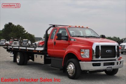 2021 Ford F650 Extended Cab, 6.7L Powerstroke, Automatic, 22ft Jerr-Dan SRR6T-WLP Steel Carrier, IRL Wheel Lift, Stock Number F8881