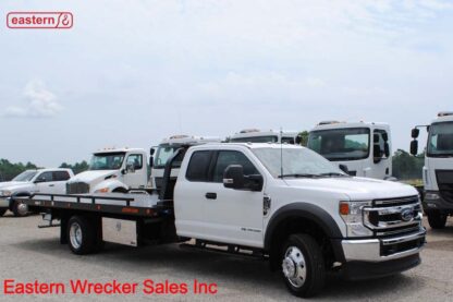 2022 Ford F550 Extended Cab, 6.7L Power Stroke, 10-spd Automatic, XLT, 20ft Jerr-Dan SRR6T-WLP Steel Carrier, Stock Number F2713