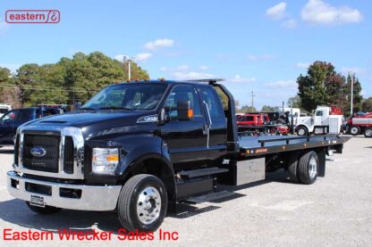 2024 Ford F650 Ext Cab, 7.3L Gas Engine, Automatic, Hydraulic Brakes, Spring Suspension, 22ft Jerr-Dan Steel Carrier, Stock Number F0860