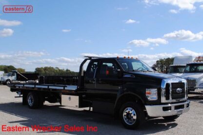 2024 Ford F650 Ext Cab, 7.3L Gas Engine, Automatic, Hydraulic Brakes, Spring Suspension, 22ft Jerr-Dan Steel Carrier, Stock Number F0860