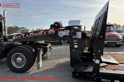 2024 Landoll 855F-53CE Trailer, 20k Braden winch, wireless remote, power-lift ramp, full covered wheel area, trunnion slope filler, air lift/retract, Stock Number L5851