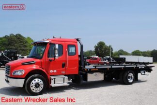 2025 Freightliner M2-106 Extended Cab, 6.7L Cummins 300hp, Automatic, Air Ride, 22ft Jerr-Dan Steel Carrier, Stock Number F2009