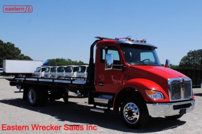 2024 Kenworth T280, PX7 - 300hp, Automatic, Air Brakes, Air Ride, 22ft Jerr-Dan SRR6T-WLP Steel Carrier, Stock Number K4584