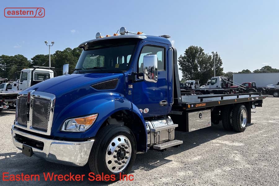 2025 Kenworth T280 with 22ft Jerr-Dan SRR6T-WLP Steel Carrier