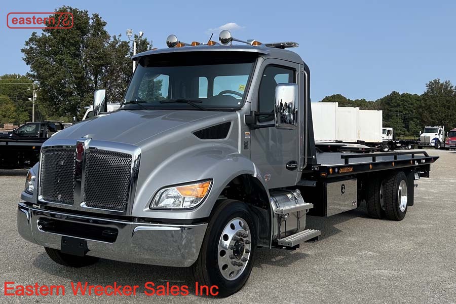 2025 Kenworth T280 with 22ft Jerr-Dan SRR6T-WLP Steel Carrier