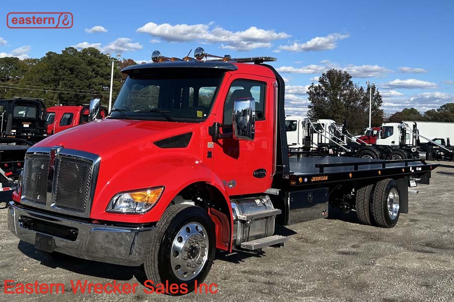 2025 Kenworth T280 with 22ft Jerr-Dan SRR6T-WLP Steel Carrier